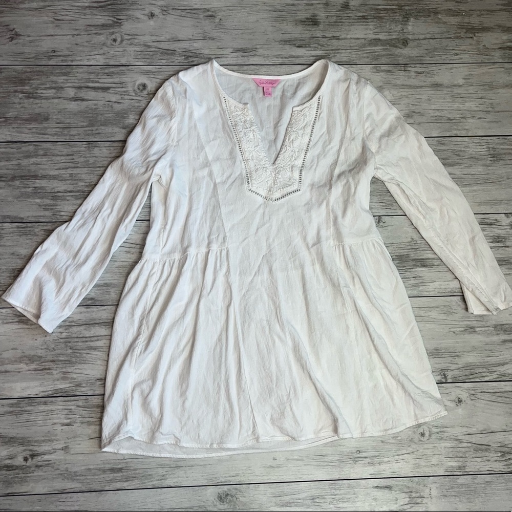 Lilly Pulitzer White Top Size XS